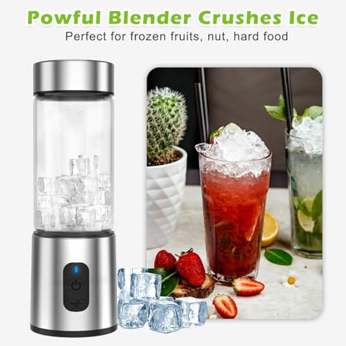 Portable Personal Small Blenders for Smoothies Portable Blenders PAISHENKEJI 