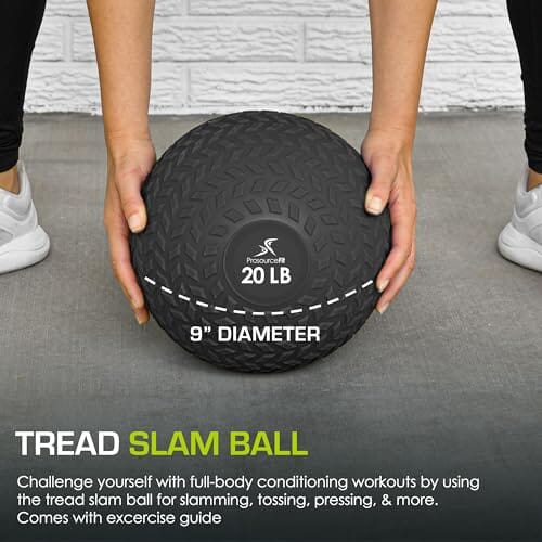ProsourceFit Tread Slam Medicine Ball (50lbs) Medicine Balls ProsourceFit 