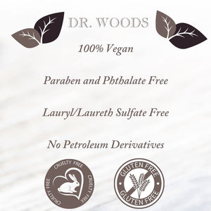 Pure Peppermint Liquid Castile Soap with Organic Shea Butter, 32 Ounce (Pack of 2) Bath Additives Dr. Woods 