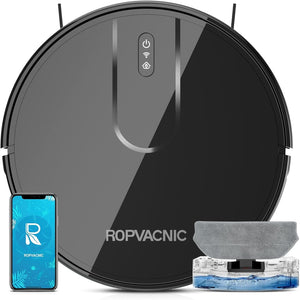 Robot Vacuum Cleaner and Mop Combo with 4000Pa Suction Vacuums ROPVACNIC 