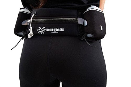 Runners Hydration Belt with Reflectors Runners Hydration Belt World Voyager 