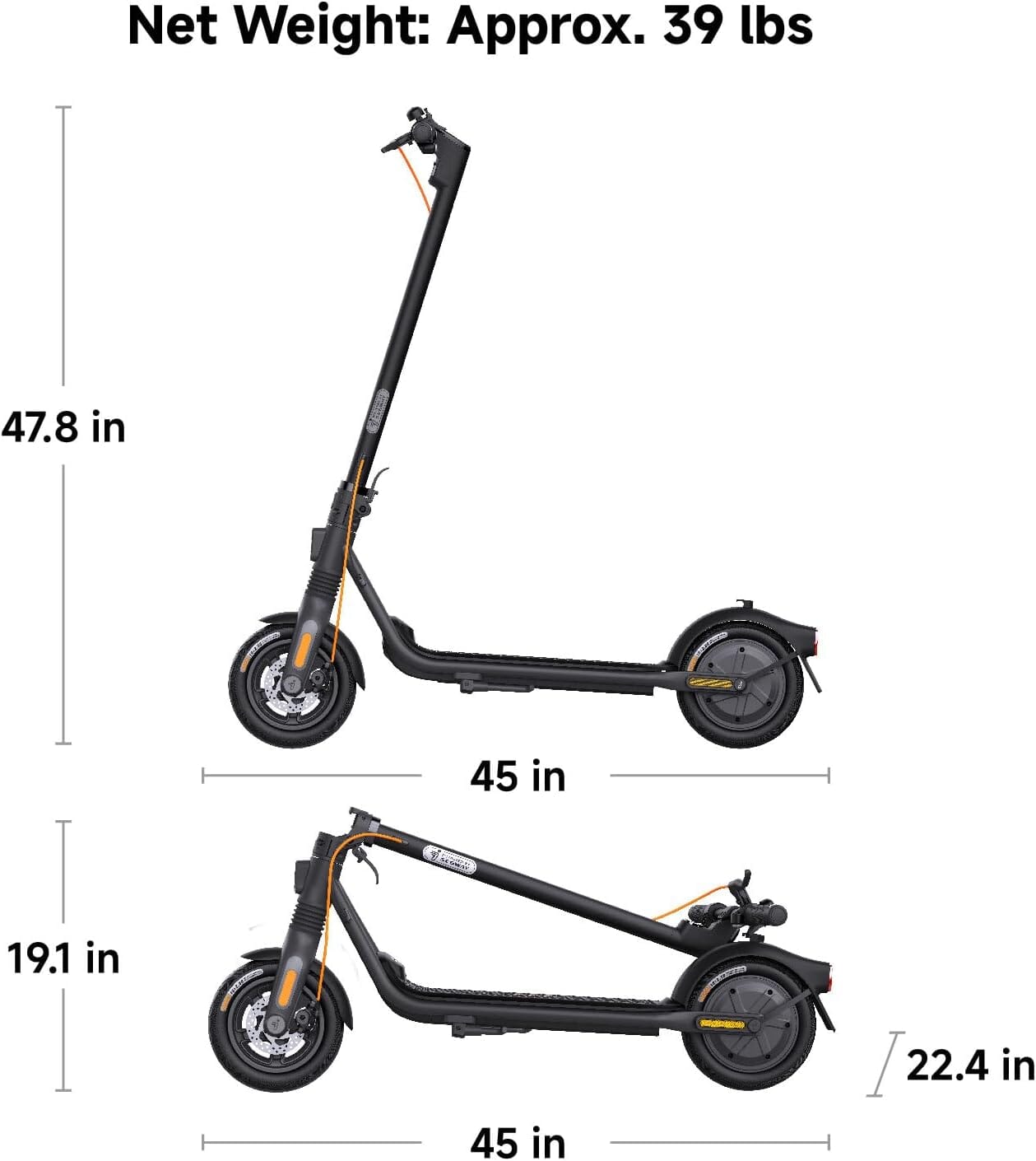 Segway Ninebot F2/F2 Pro Electric Scooter Bundle, up to 20 MPH Commuter E-Scooters Segway 