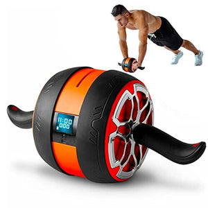 Smart Ab Roller Wheel - Abs Workout Equipment for Abdominal and Core Strength Training Ab Wheels & Rollers SQUATZ 