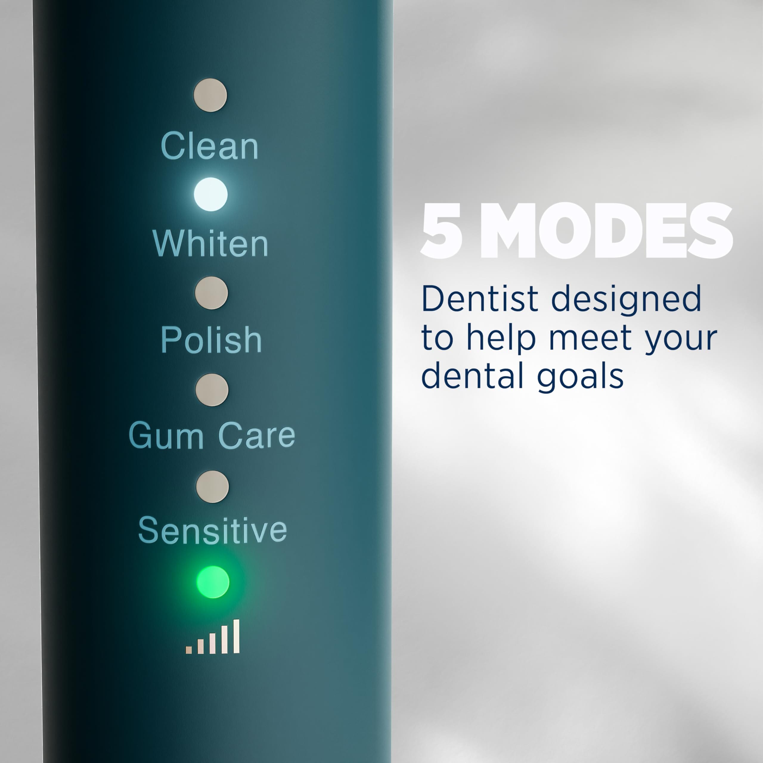 Sonic Electric Toothbrush for Adults - Bamboo Heads -Deep Ocean (Blue) Beauty Lumineux 