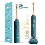 Sonic Electric Toothbrush for Adults - Bamboo Heads -Deep Ocean (Blue) Beauty Lumineux 