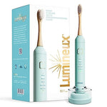 Sonic Electric Toothbrush with Bamboo Heads - Crystalline (Light Blue) Beauty Lumineux 