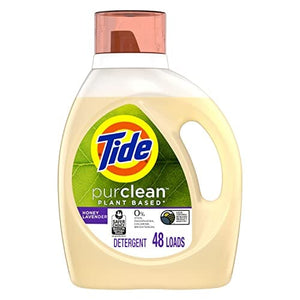 Tide Plant-Based Honey-Lavender Purclean Liquid Laundry Detergent Laundry Detergent Tide 