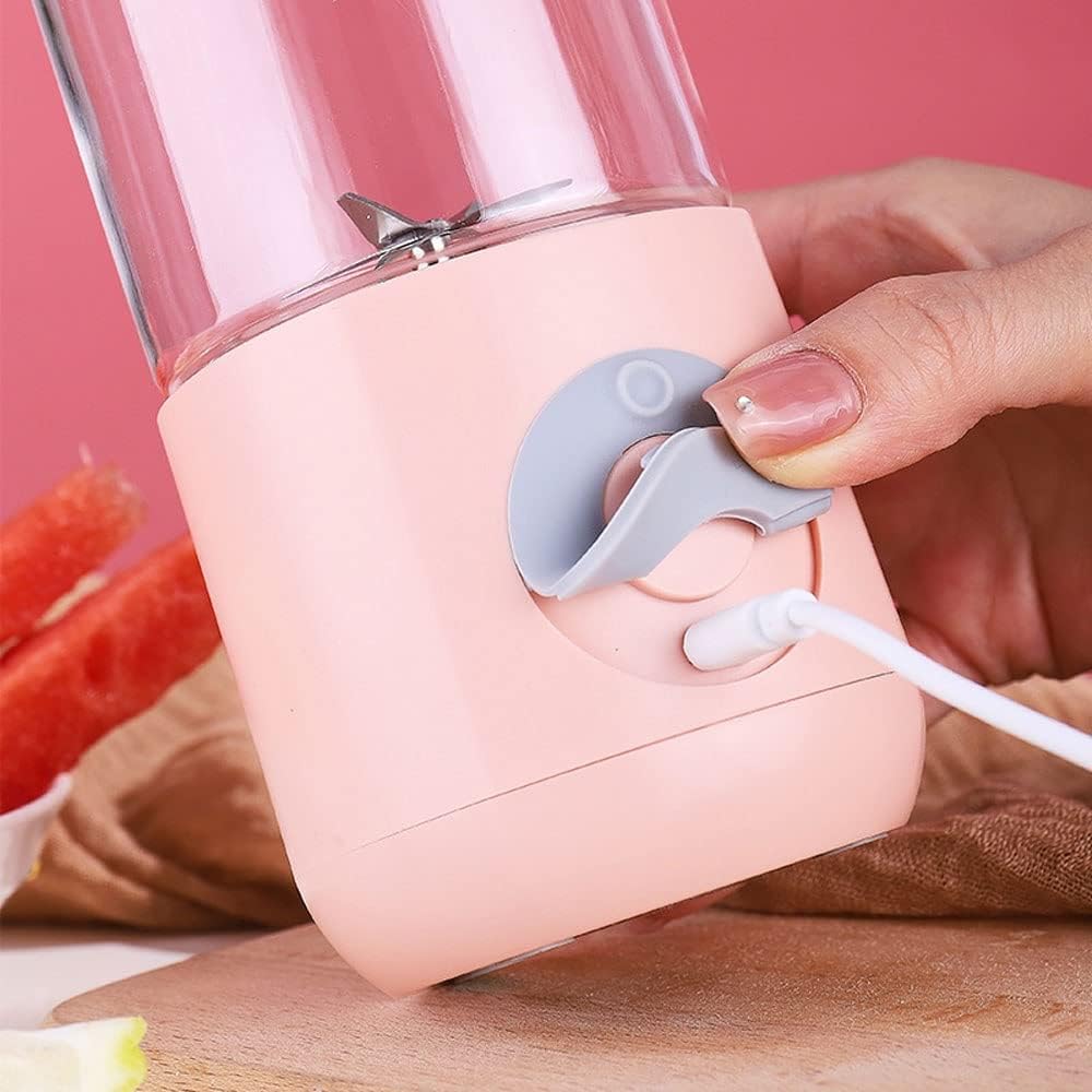 New Mini Electric Juicer Portable Blender Fruit Mixers Consumer Electronics OwensAssetFund Gifts Pink 